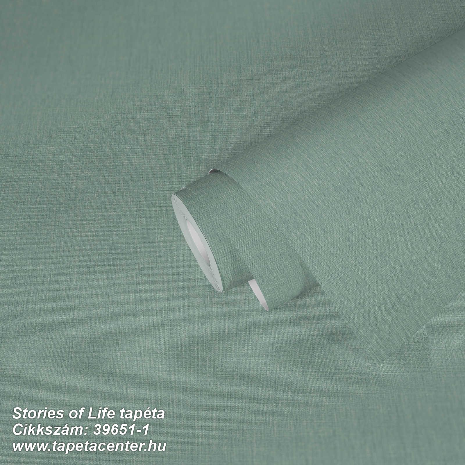Egyszínű,textil hatású,zöld,illesztés mentes,súrolható,vlies tapéta 